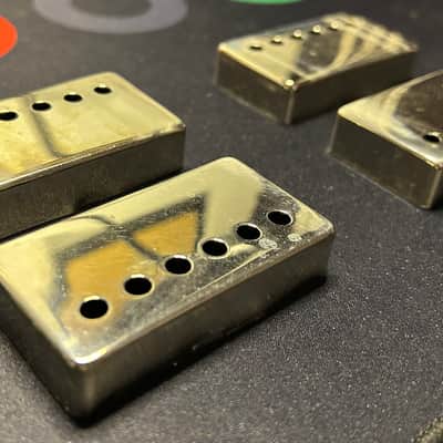 PRS Two Pairs of Chrome Humbucker Pickup Covers USED Paul Reed Smith image 4