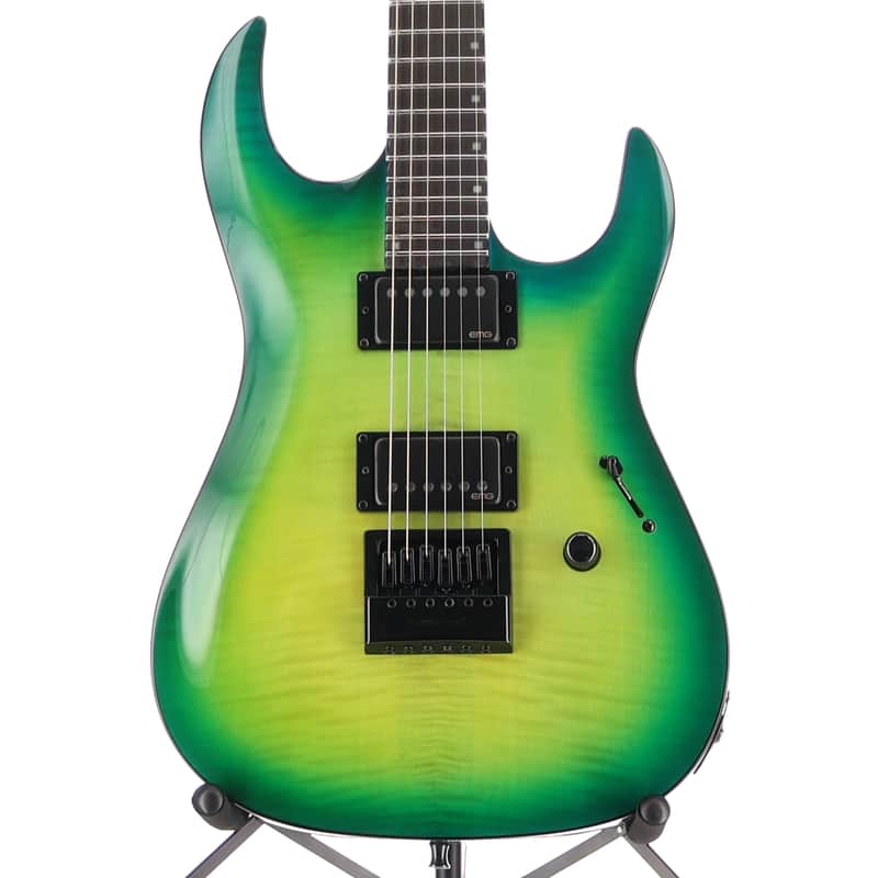 BC Rich Andy James Signature Assassin 6, Trans Green, Plays Great (Q9) (60338) image 1