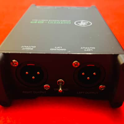 Mackie MDB-2P Stereo Passive Direct Box 2010s - Black image 3