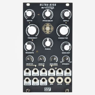SSF Entity Ultra-Kick (Black Panel) Eurorack Kick Drum and Bass Synthesis Module image 1