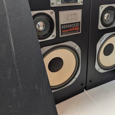 Kenwood JL-640W Floor Standing Speakers Pair Vintage HiFi Home Audio image 3