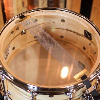 Craviotto 7x14 Private Reserve 10-Lug Wormy Ambrosia Satin Oil Snare Drum image 5