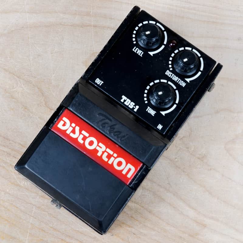 Tokai TDS-1 Distortion Pedal 1980s - Black and Red Made in Japan MIJ image 1