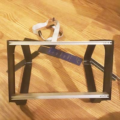 mint 44HP Modular Eurorack Desktop free standing Skiff with extras - Black image 1
