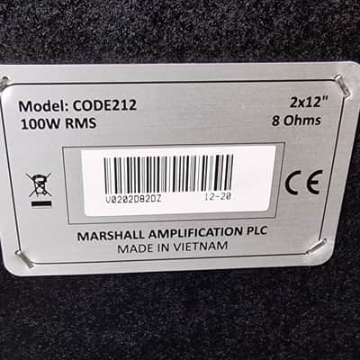 Marshall Code CODE100H 100-Watt Guitar Amp Head and Cabinet image 5