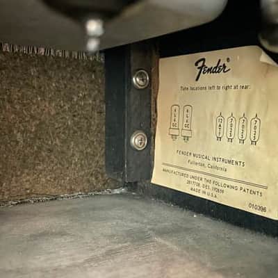 1974 Fender Bassman 50 2-Channel 50-Watt Guitar Amp Head 1972 - 1976 - Silverface image 8