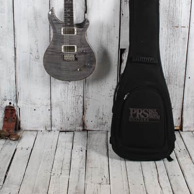 PRS CE 22 LTD Electric Guitar Flame Maple Top Faded Gray Black with Gig Bag image 2