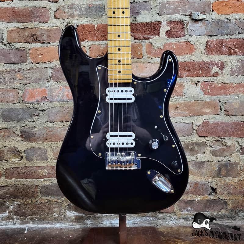 Peavey Predator "Yautja" Partscaster w/ Dragonfire Pickups & Locking Tuners (1980s, Black) image 1