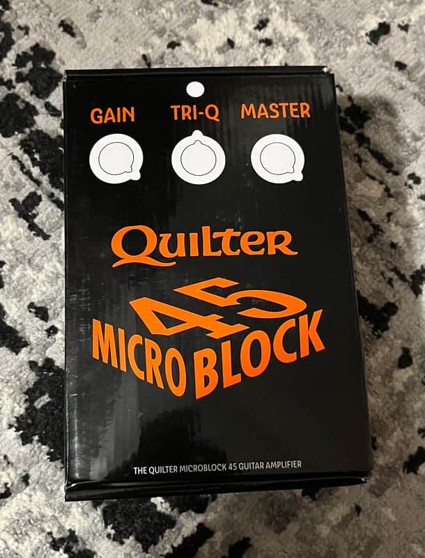 Quilter MicroBlock 45 Pedal-Sized 33/45W Power Amp 2010s - Black image 1