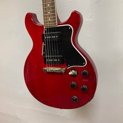 Epiphone Les Paul Special Double Cut Cherry Red w/Gigbag image 3