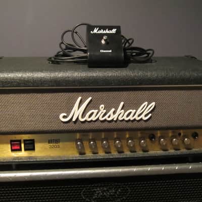 Marshall 3203 Artist 30 Tube Guitar Amp Head 2 Channel Reverb w/FS, Vintage 80's image 2