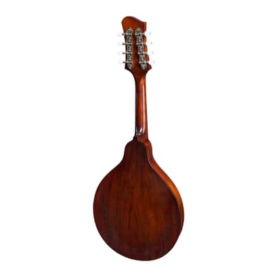 Eastman MD404 A-Style Mandolin with Oval Soundhole - Black image 2