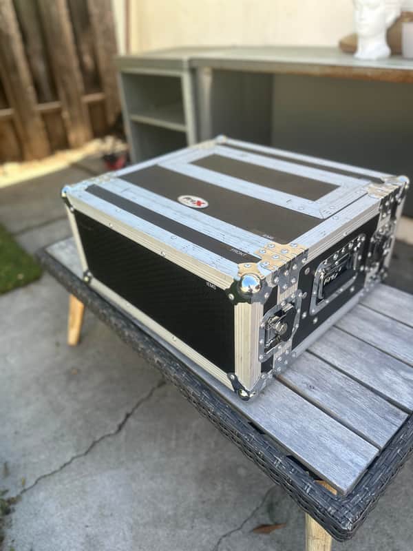 ProX ProX XS-WM2U2DR 2U Rack Case with 2U Storage Drawer, 12” Deep ATA Flight Case for Wireless Mics, Audio DJ & Network Rack Equipment image 1