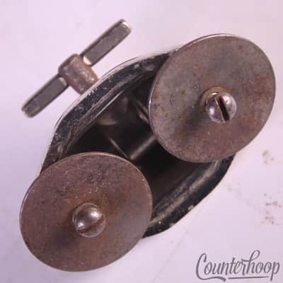 Ludwig Tom Drum/Bass Spur/Cymbal Arm Mount Nickel Wing-Screw Vintage 50s-60s USA image 2