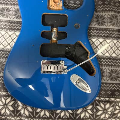 Fender Player II Modified Strat BODY + HARDWARE Alder Electric Blue image 1
