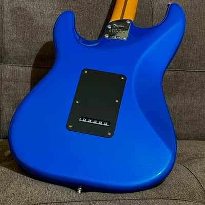 Fender American Ultra II Stratocaster with Fender Premium Hardshell Case and all Case Candy -  2024 Model in Noble Blue with Ebony Fretboard image 6