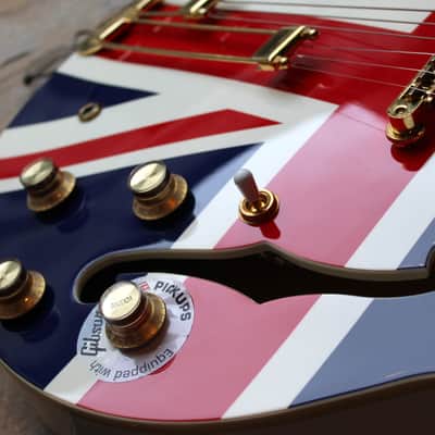 EPIPHONE "Limited Edition "Union Jack" Sheraton"(1503 150 2052)HARDCASE, PAPERS, 3, 57 KG image 4