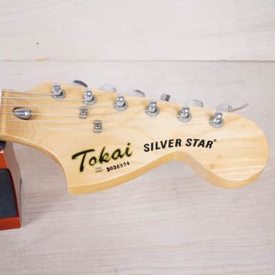 Tokai Silver Star SS50 MIJ 1983 Silver Grey Vintage Japan | Project - Needs Repair | w/ Bag image 3