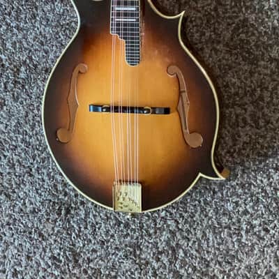 Vintage Univox mandolin made in japan Hardshell case image 1