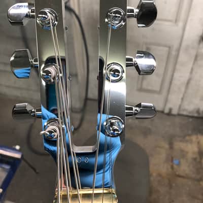 Travis Bean Designs SOMA Signature 1000A prototype 00 2019 Silverburst "Deo Dei" image 6
