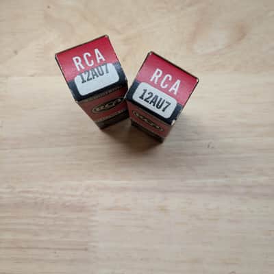 Pair of RCA 12AU7 ECC82 Vacuum Tubes, Gorgeous & Boxed, Audio, Hifi, 1940s WWII image 5