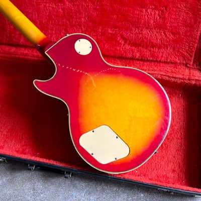 Greco EG-600 Custom Ace Frehley 1978 - Cherry sunburst 3 pickup les paul Singlecut original vintage Fujigen MIJ Japan MOT image 10