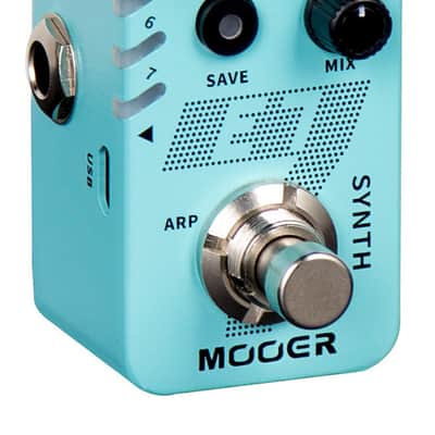 MOOER E7 Polyphonic Guitar Synth Synthesizer Jimi Hendrix Mini Limited Edition Effektgerät image 2