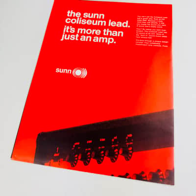 Sunn Coliseum Lead & Coliseum Bass Dealer Promotion Pack 1971 image 2