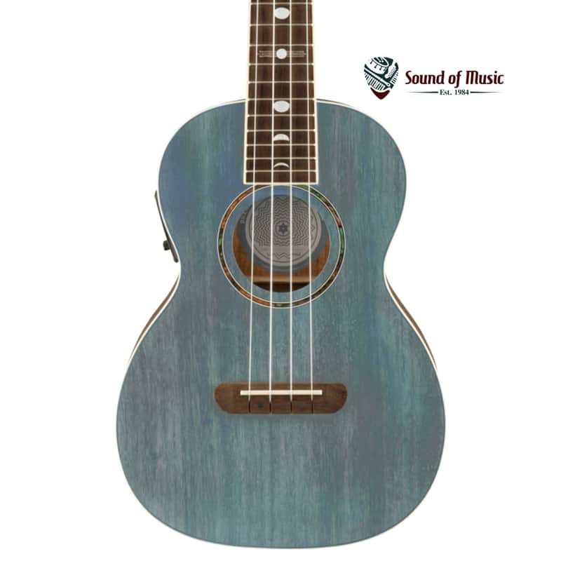 Fender Dhani Harrison Uke W/Bag - Turquoise image 1