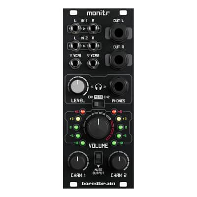 Boredbrain Music Monitr Eurorack Stereo Output Module image 2