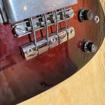 1966 Gibson Thunderbird Bass Non Reverse Mahogany 4String image 6