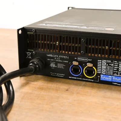 Lab Gruppen C 16:4 1600W Four-Channel Power Amplifier CG015RS image 9