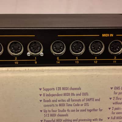 Opcode Studio 4 MIDI & SMPTE Interface (1992) image 11