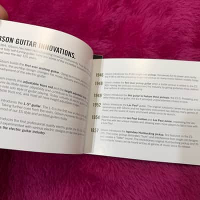 2012 / 2018 Gibson Owners Manual Lot Case Candy image 8