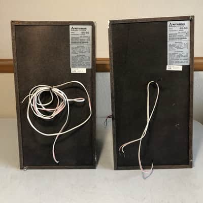 Mitsubishi SS-50 Bookshelf Speakers Audiophile Vintage HiFi Stereo Frequency image 6