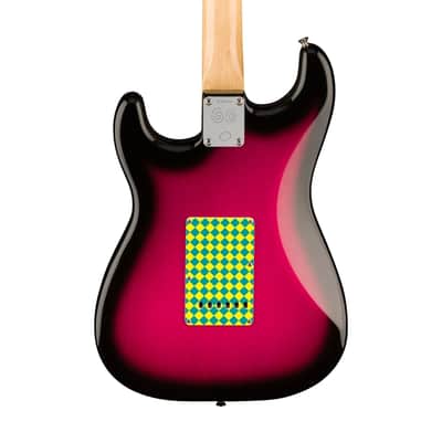 Fender Steve Lacy People Pleaser Stratocaster Electric Guitar, Maple FB, Chaos Burst image 4