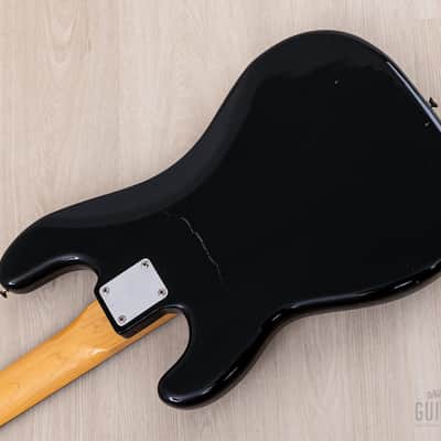 1982 Fender JV Precision Bass ‘62 Vintage Reissue PB62-75 Black w/ Case & Tags, Japan MIJ Fujigen image 15