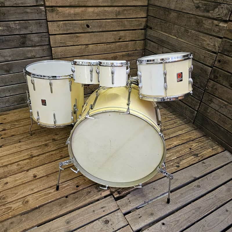 Drum Kit Vintage Premier 1950s With Bongos Project USED! RKPTP230426 image 1