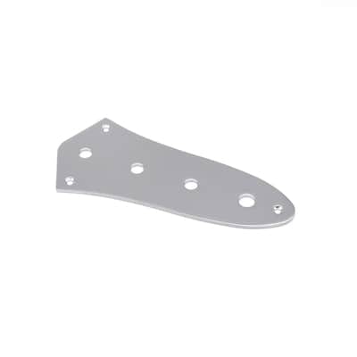 KD By AxLabs Steel J-Bass Style Control Plate, 4-Hole Deluxe - Chrome image 1