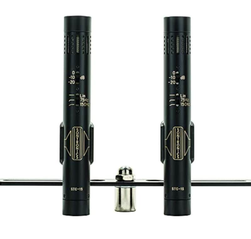 SONTRONICS STC-1S Pencil Condenser Microphone Pair - Black - Lifetime Microphone Warranty image 1