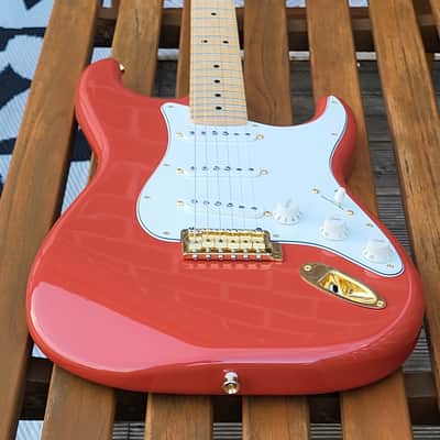 Fender FSR Tribute Stratocaster Fiesta Red (Limited Edition) Electric Guitar image 11