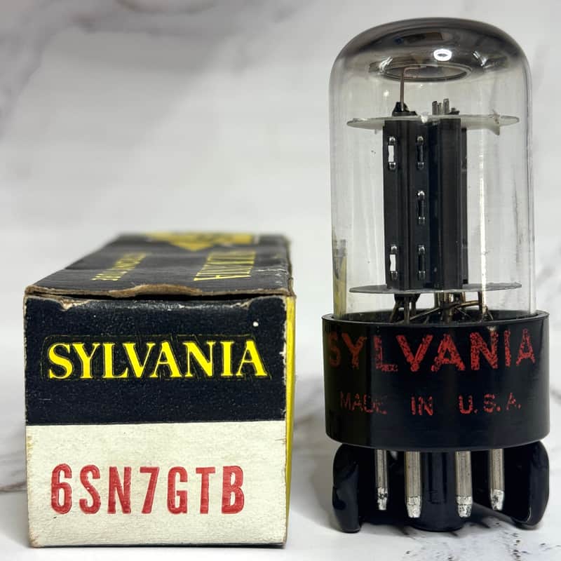 Sylvania 6SN7GTB Preamp Tube 1960s Tested - Variant A image 1