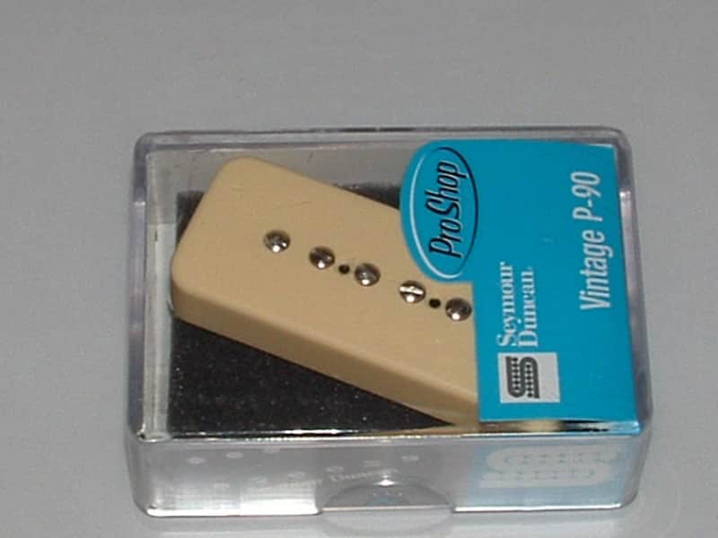Seymour Duncan SP90-1 Vintage P-90 Bridge Pickup (Cream) - SP90-1b Cream image 1