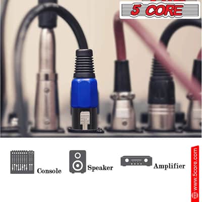 5Core Speakon Adapter High Quality Audio Jack Male Audio Pin Speaker Adapter Connector image 3