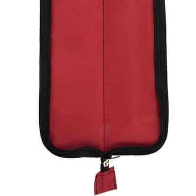 Drum Stick Bag, Hangable Percussion Stick Bag with Carrying Handle, Portable Drumstick Bags, Breathable Oxford Cloth Drum Stick Storage Bags, 18.1x3.9in, Red image 3