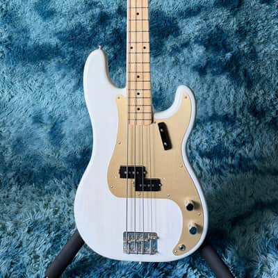 Fender American Original '50s Precision Bass with Maple Fretboard 2018 - White Blonde image 6