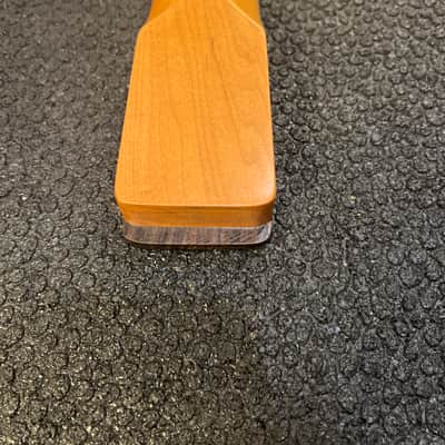 Roasted Maple Guitar neck, fits tele,  9.5 radius Rosewood , Bone nut, Nitro Finish, 22 fret image 4