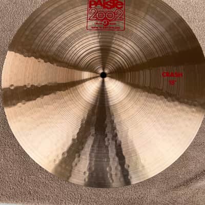 Paiste 18" 2002 Crash Cymbal 1980 - Present - Traditional image 3