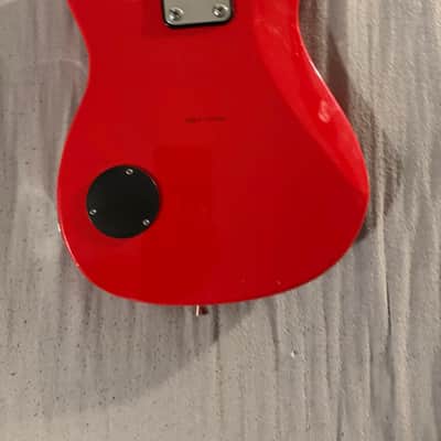 Play On PeeWee Mini/Travel Short Scale Electric Guitar Red image 4