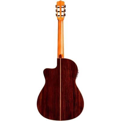 Cordoba Fusion Orchestra CE Crossover Classical Acoustic-Electric Guitar - Teardrop Sunburst image 6